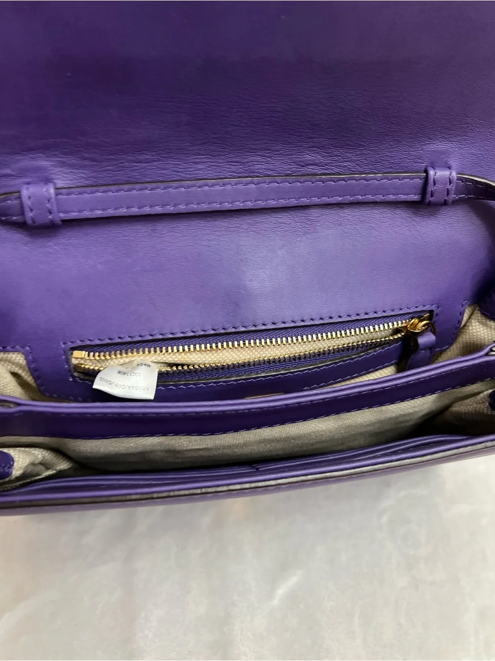 AUTH MCM CROSSBODY PURPLE